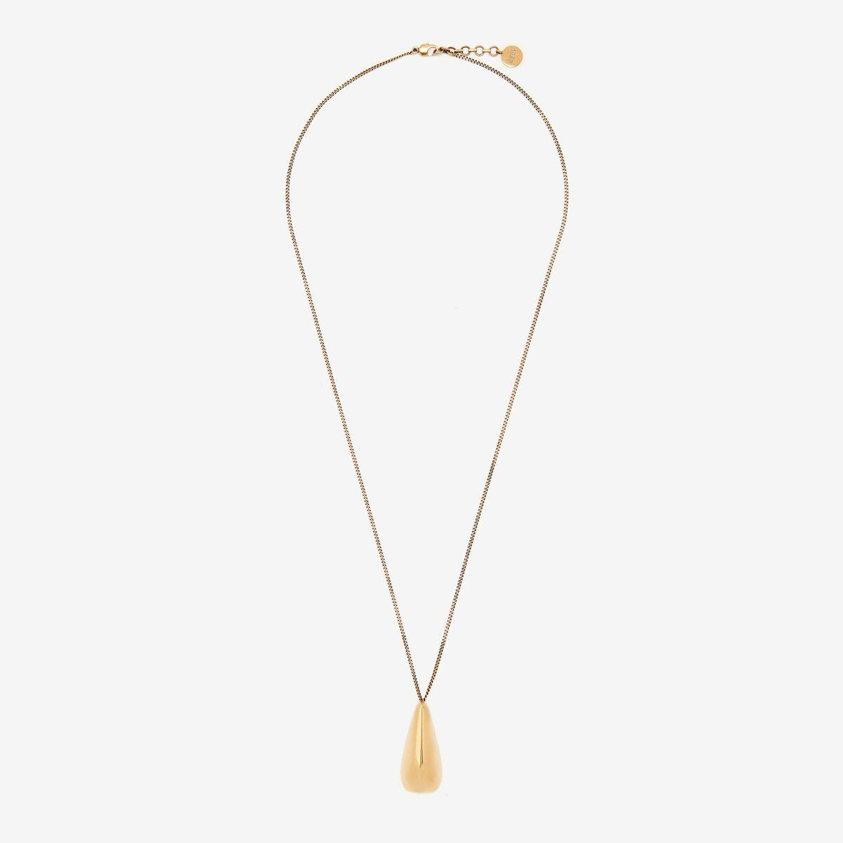Alexander McQueen Women's Gold Claw Necklace (Brass)